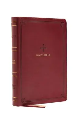 Nrsv, Katolícka Biblia, tenké vydanie, kožená, červená, pohodlná tlač: Svätá Biblia - Nrsv, Catholic Bible, Thinline Edition, Leathersoft, Red, Comfort Print: Holy Bible