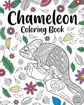 Chameleón Omaľovánky - Chameleon Coloring Book