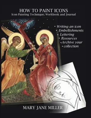 Ako maľovať ikony: Pracovný zošit a denník - How to Paint Icons: Workbook and journal