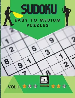 Sudoku Puzzle Book: Kniha sudoku s hádankami a riešeniami od ľahkých až po stredne ťažké, veľmi zábavné a poučné. - Sudoku Puzzle Book: A challenging sudoku book with puzzles and solutions from easy to medium, very fun and educational.