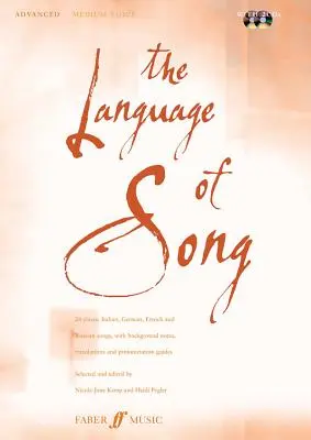 Jazyk piesní -- pre pokročilých: Stredný hlas, kniha a CD - The Language of Song -- Advanced: Medium Voice, Book & CD