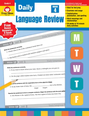 Denný jazykový prehľad, 4. ročník - Daily Language Review Grade 4