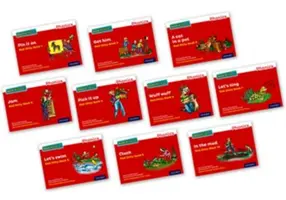 Čítajte, píšte a pod. Phonics: Zmiešané balenie po 10 ks - Read Write Inc. Phonics: Red Ditty Books Mixed Pack of 10