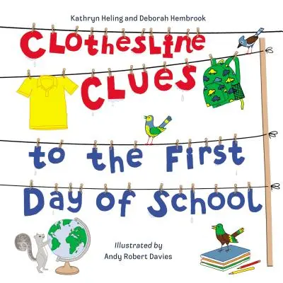 Šnúra na bielizeň - indície k prvému dňu v škole - Clothesline Clues to the First Day of School
