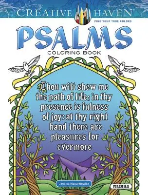 Creative Haven Kniha na vyfarbovanie žalmov - Creative Haven Psalms Coloring Book
