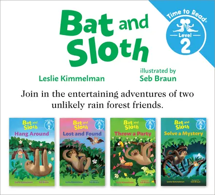 Netopier a leňoch Set #1 (Netopier a leňoch: Čas na čítanie, úroveň 2) - Bat and Sloth Set #1 (Bat and Sloth: Time to Read, Level 2)