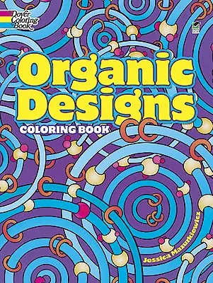 Kniha na vyfarbovanie organických vzorov - Organic Designs Coloring Book
