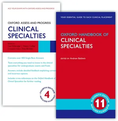 Oxford Handbook of Clinical Specialties 11E a Oxford Assess and Progress: Klinické špecializácie 4e - Oxford Handbook of Clinical Specialties 11E and Oxford Assess and Progress: Clinical Specialties 4e