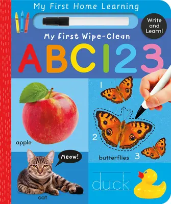 Moja prvá čistiaca pomôcka ABC 123: Píšte a učte sa! - My First Wipe-Clean ABC 123: Write and Learn!