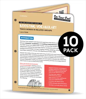 BUNDLE: Robb: Príručka na posilnenie slovnej zásoby: 10 balíkov - BUNDLE: Robb: The On-Your-Feet Guide to Boosting Vocabulary: 10 Pack