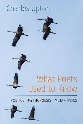 Čo vedeli básnici: Poetika - Mýtopoéza - Metafyzika - What Poets Used to Know: Poetics - Mythopoesis - Metaphysics