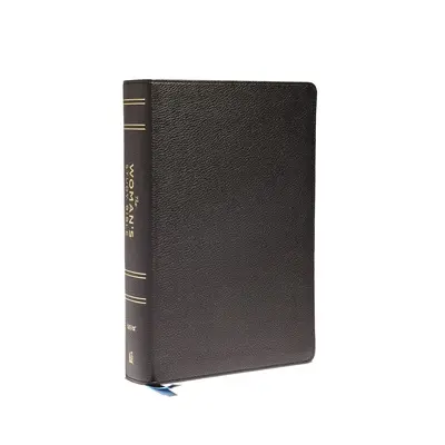 Niv, Študijná Biblia pre ženy, pravá koža, čierna, plnofarebná, červené písmená, indexovaná na palec: Vydanie: 1. - Niv, the Woman's Study Bible, Genuine Leather, Black, Full-Color, Red Letter, Thumb Indexed: Receiving God's Truth for Balance, Hope, and Transformati
