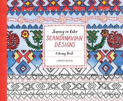 Cesta vo farbe: Škandinávske dizajny: Omaľovánky: dizajnérske vzory: Designandi: Designandi: Omaľovánky - Journey in Color: Scandinavian Designs: Coloring Book