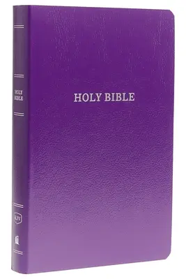 KJV, darčeková a ocenená Biblia, imitácia kože, fialová farba, vydanie s červenými písmenami - KJV, Gift and Award Bible, Imitation Leather, Purple, Red Letter Edition