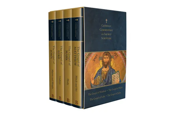 Štyri evanjeliá Deluxe Boxed Set: Katolícky komentár k Svätému písmu - Four Gospels Deluxe Boxed Set: Catholic Commentary on Sacred Scripture