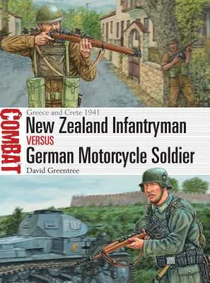 Novozélandský pešiak vs. nemecký vojak na motorke: Grécko a Kréta 1941 - New Zealand Infantryman Vs German Motorcycle Soldier: Greece and Crete 1941