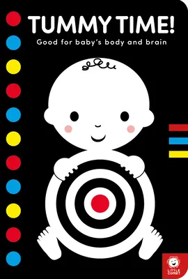 Čas na brušku!: Vysokokontrastná rozkladacia kniha so zrkadlom pre bábätká - Tummy Time!: A High-Contrast Fold-Out Book with Mirror for Babies
