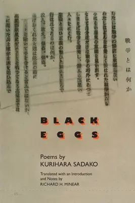 Čierne vajíčka: Básne Kurihara Sadako - Black Eggs: Poems by Kurihara Sadako