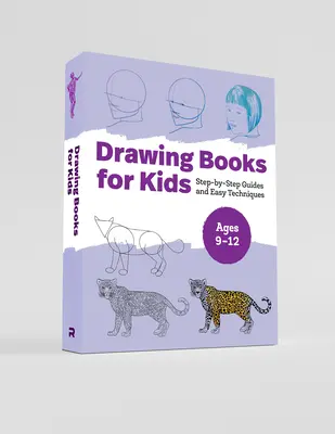 Súbor kníh na kreslenie pre deti: Návody krok za krokom a jednoduché techniky - Drawing Books for Kids Box Set: Step-By-Step Guides and Easy Techniques