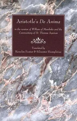 Aristotelov spis De Anima - Aristotle's De Anima