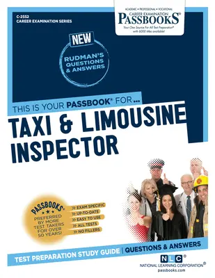 Inšpektor taxislužby a limuzíny (C-2552): Študijná príručka k preukazom - Taxi and Limousine Inspector (C-2552): Passbooks Study Guide