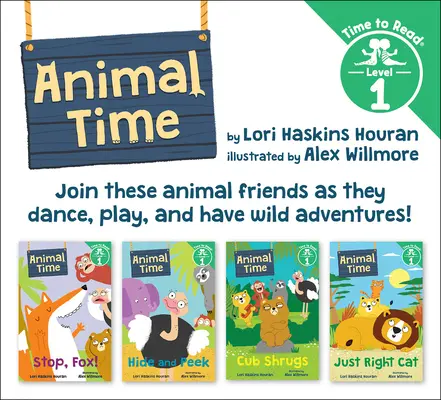 Čas na zvieratá Set #1 (Čas na zvieratá: Čas na čítanie, Level 1) - Animal Time Set #1 (Animal Time: Time to Read, Level 1)