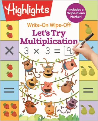 Píšeme na stieracie podložky Skúsme násobenie - Write-On Wipe-Off Let's Try Multiplication
