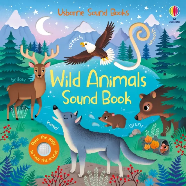 Zvuková kniha o divokých zvieratách - Wild Animals Sound Book