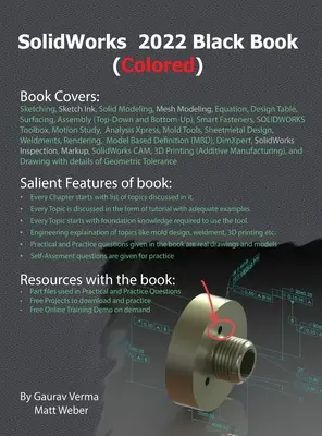 SolidWorks 2022 Black Book (farebná) - SolidWorks 2022 Black Book (Colored)