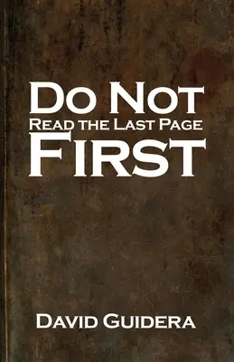 Nečítaj najprv poslednú stranu - Do Not Read the Last Page First