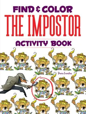 Kniha aktivít Nájdi a vyfarbi podvodníka - Find & Color the Impostor Activity Book