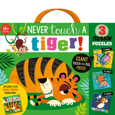 Nikdy sa nedotýkaj tigra! Skladačka [s puzzle] - Never Touch a Tiger! Jigsaw [With Puzzle]