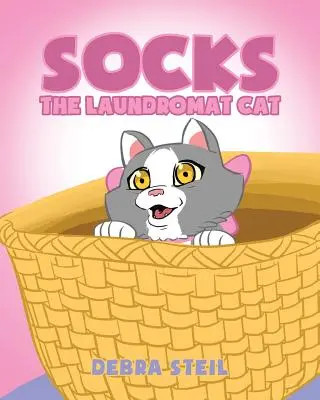 Ponožky mačky z práčovne - Socks the Laundromat Cat