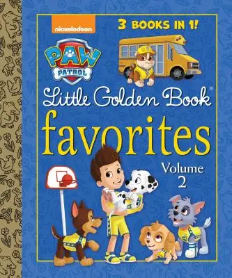 Tlapková patrola Malá zlatá kniha obľúbené, 2. diel (Tlapková patrola) - Paw Patrol Little Golden Book Favorites, Volume 2 (Paw Patrol)