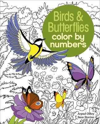 Vtáky a motýle vyfarbujte podľa čísel - Birds & Butterflies Color by Numbers