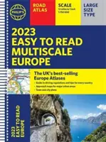 2023 Philip's Easy to Read Multiscale Road Atlas Europe - (špirálová väzba A4) - 2023 Philip's Easy to Read Multiscale Road Atlas Europe - (A4 Spiral binding)