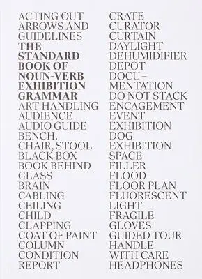 Štandardná kniha výstavnej gramatiky podstatných mien a slovies - The Standard Book of Noun-Verb Exhibition Grammar