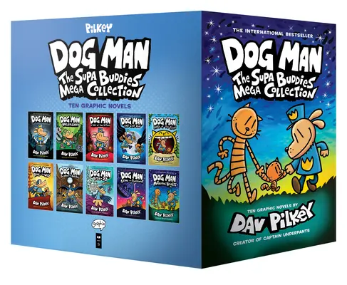 Boxed - Dog Man: The Supa Buddies Mega Collection: (Dog Man #1-10 Box Set) - Boxed - Dog Man: The Supa Buddies Mega Collection: From the Creator of Captain Underpants (Dog Man #1-10 Box Set)