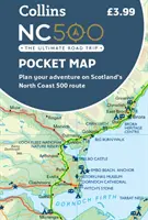 Vrecková mapa NC500 - naplánujte si dobrodružstvo na trase 500 na severnom pobreží Škótska - NC500 Pocket Map - Plan Your Adventure on Scotland's North Coast 500 Route