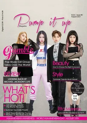 Pump it up Magazine - K-Popová senzácia RUMBLE G - august 2021 - Pump it up Magazine - K-Pop Sensation RUMBLE G - August 2021