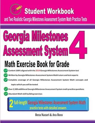 Georgia Milestones Assessment System Math Exercise Book for Grade 4: Pracovný zošit pre žiakov a dva realistické testy z matematiky Gmas - Georgia Milestones Assessment System Math Exercise Book for Grade 4: Student Workbook and Two Realistic Gmas Math Tests