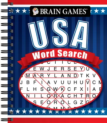 Hry na mozog - USA Word Search (#4): 4. zväzok - Brain Games - USA Word Search (#4): Volume 4