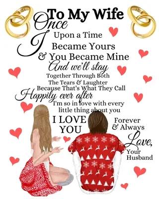 Mojej manželke Kedysi dávno som sa stal tvojím a ty mojím a zostaneme spolu cez slzy aj smiech: Darčeky k 20. výročiu pre manželku - To My Wife Once Upon A Time I Became Yours & You Became Mine And We'll Stay Together Through Both The Tears & Laughter: 20th Anniversary Gifts For Wif