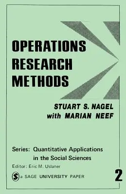 Metódy operačného výskumu: Aplikované v politológii a právnom procese - Operations Research Methods: As Applied to Political Science and the Legal Process