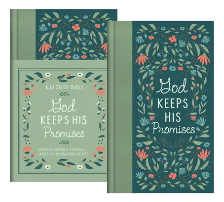 Boh plní svoje sľuby Študijná Biblia KJV [šalviová kvetinová]: Rozumieť biblickým proroctvám. . a nájdite inšpiráciu pre život - God Keeps His Promises KJV Study Bible [Sage Floral]: Understand Bible Prophecy. . .and Find Inspiration for Life