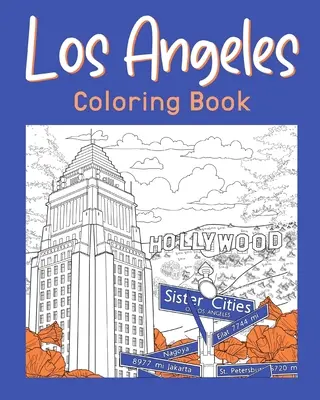 Los Angeles Omaľovánky - Los Angeles Coloring Book