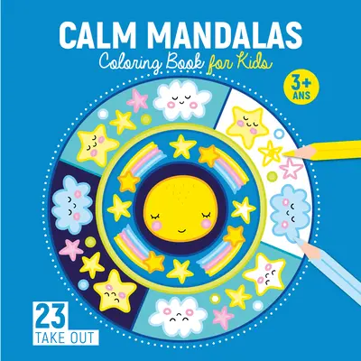 Pokojne kreatívne maľovanky pre deti: 23 vzorov - Calmly Creative Coloring Book for Kids: 23 Designs
