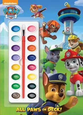 Všetky labky na palube! [So štetcom a farbami] - All Paws on Deck! [With Paint Brush and Paint]