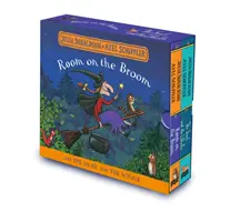 Izba na metle a Slimák a veľryba Stolová kniha Darčekové leporelo - Room on the Broom and The Snail and the Whale Board Book Gift Slipcase