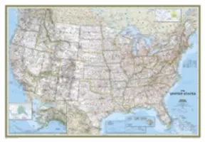 National Geographic: (43,5 X 30,5 palca) - National Geographic: United States Classic Wall Map - Laminated (43.5 X 30.5 Inches)